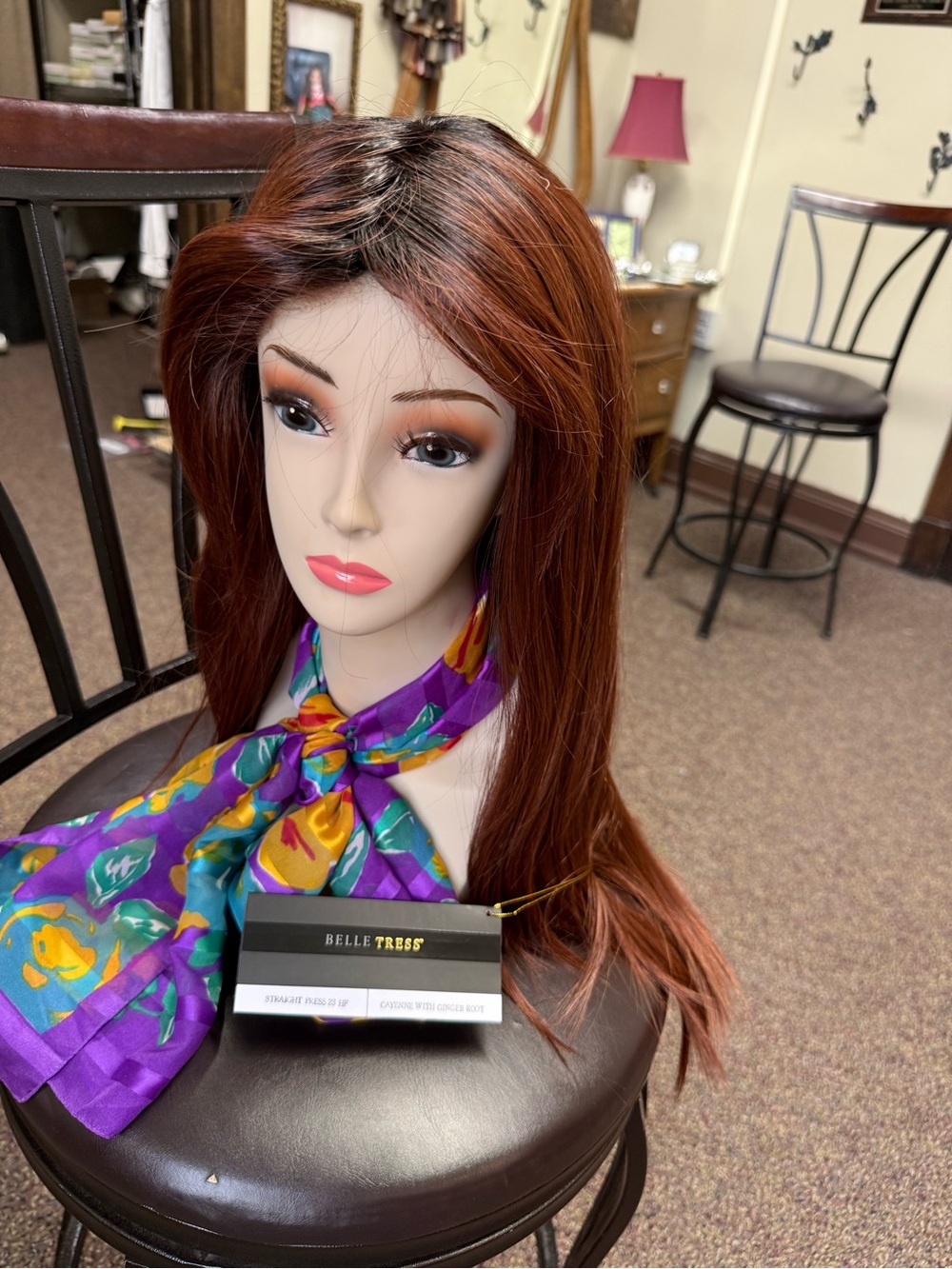 Belle Tress “Straight Press 23 HF” full mono wig